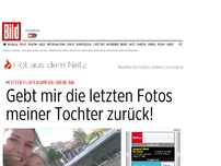 Bild zum Artikel: Mutter beklaut - Gebt ihr die letzten Fotos ihrer Tochter zurück!