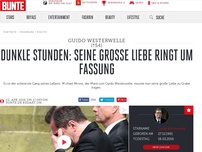 Bild zum Artikel: Dunkle Stunden: Seine große Liebe ringt um Fassung