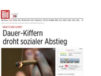 Bild zum Artikel: Neue Studie warnt - Dauer-Kiffern droht sozialer Abstieg