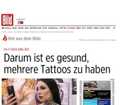 Bild zum Artikel: US-Studie erklärt - Darum ist es gesund, sich tätowieren zu lassen