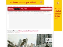 Bild zum Artikel: Panama-Papers: Nimm, was Du kriegen kannst!