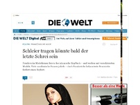 Bild zum Artikel: Französische Mode: Schleier tragen könnte bald der letzte Schrei sein