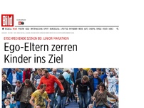 Bild zum Artikel: Bei Junior-Marathon - Ego-Eltern zerren Kinder ins Ziel