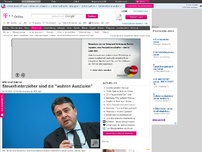 Bild zum Artikel: Gabriel: Steuerhinterzieher sind die 'wahren Asozialen'