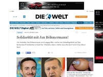 Bild zum Artikel: Kritik an Erdogan: Jan Böhmermann hat doch in allem recht!