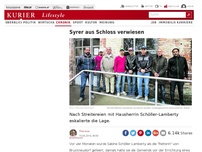 Bild zum Artikel: Syrer aus Schloss verwiesen