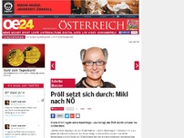 Bild zum Artikel: Pröll setzt sich durch: Mikl nach NÖ