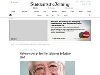 Bild zum Artikel: Hallervorden präsentiert eigenes Erdoğan-Lied