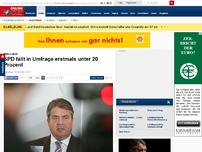 Bild zum Artikel: Rekordtief - SPD fällt in Umfrage erstmals unter 20 Prozent