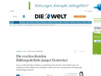 Bild zum Artikel: 'Kultur des Durchwinkens': Die erschreckenden Bildungsdefizite junger Deutscher