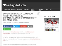 Bild zum Artikel: Supercut: Serdar Somuncu redet Klartext zu Böhmermanns Schmähgedicht bei Anne Will