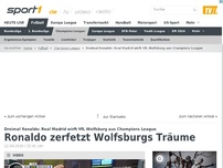 Bild zum Artikel: Ronaldo zerfetzt Wolfsburgs Träume