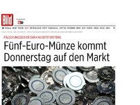 Bild zum Artikel: Fälschungssicher - Fünf-Euro-Münze kommt Donnerstag auf den Markt