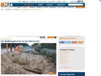 Bild zum Artikel: Peinliche Verwechslung - 
Die Autobahn-Bombe ist ein Wasserrohr