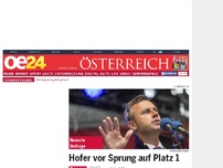 Bild zum Artikel: Hofer vor Sprung auf Platz 1