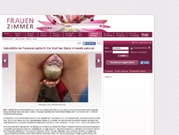 Bild zum Artikel: Geburtsfoto bei Facebook gelöscht: Der Kopf des Babys ist bereits geboren - Frauenzimmer.de