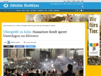 Bild zum Artikel: Übergriffe in Köln: Hannelore Kraft sperrt Unterlagen zu Silvester