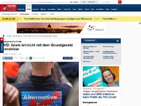 Bild zum Artikel: AfD: Islam ist nicht mit dem Grundgesetz vereinbar