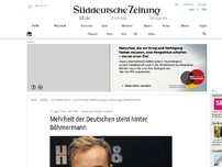 Bild zum Artikel: Mehrheit der Deutschen gegen Merkels Böhmermann-Entscheidung