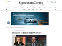 Bild zum Artikel: John Oliver verteidigt Jan Böhmermann