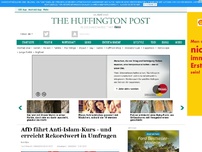 Bild zum Artikel: AfD fährt Anti-Islam-Kurs - und erreicht Rekordwert in Umfragen