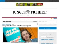 Bild zum Artikel: Islampolitik: AfD trotzt der Kritik / Neues Umfragehoch