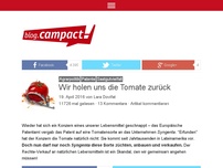 Bild zum Artikel: Wir holen uns die Tomate zurück