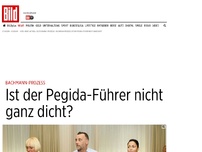 Bild zum Artikel: Bachmann-Prozess - Ist der Pegida-Führer nicht ganz dicht?