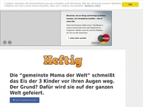 Bild zum Artikel: Die “gemeinste Mama der Welt” schmeißt das Eis der 3 Kinder vor ihren Augen weg. Der Grund?...