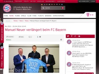 Bild zum Artikel: Bis 2021:Manuel Neuer verlängert beim FC Bayern