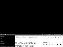 Bild zum Artikel: Hitler-Verehrer servieren zur Feier des Tages Eiernockerl mit Salat