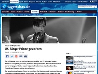 Bild zum Artikel: US-Popstar Prince ist tot