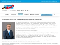 Bild zum Artikel: AfD Rheinland-Pfalz erwirkt einstweilige Verfügung gegen Ralf Stegner (SPD)