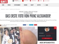 Bild zum Artikel: Das erste Foto von Prinz Alexander!