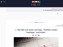 Bild zum Artikel: 1. Mai fällt auf einen Sonntag - Politiker wollen Feiertage 'nachholen'