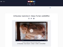 Bild zum Artikel: Unfassbar realistisch: Diese Torten verblüffen