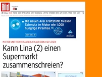 Bild zum Artikel: Wegen Kind rausgeflogen? - Kann Lina (2) einen Edeka zusammenschreien?