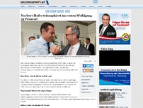 Bild zum Artikel: Norbert Hofer triumphiert im ersten Wahlgang - 37 Prozent!