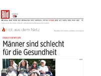 Bild zum Artikel: Endlich bewiesen - Männer sind schlecht für die Gesundheit