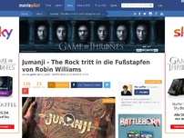 Bild zum Artikel: Offiziell: Jumanji bekommt ein Remake & hat seinen Star bereits gefunden!