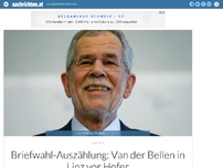 Bild zum Artikel: Briefwahl-Ausz?hlung: Van der Bellen in Linz vor Hofer