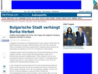 Bild zum Artikel: Bulgarische Stadt verhängt Burka-Verbot