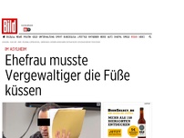 Bild zum Artikel: Im Asylheim - Ehefrau musste Vergewaltiger Füße küssen