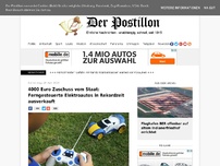 Bild zum Artikel: 4000 Euro Zuschuss vom Staat: Ferngesteuerte Elektroautos in Rekordzeit ausverkauft