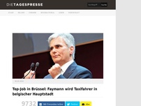 Bild zum Artikel: Top-Job in Brüssel: Faymann wird Taxifahrer in belgischer Hauptstadt