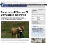 Bild zum Artikel: Zürcher Verwaltungsgericht: Bauer muss Kühen um 22 Uhr Glocken abnehmen