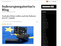 Bild zum Artikel: Nach den Briten wollen auch die Italiener den EU Austritt