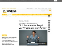 Bild zum Artikel: Interview mit Sahra Wagenknecht - 'Ich habe mehr Angst vor Trump als vor Putin'