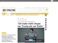 Bild zum Artikel: Interview mit Sahra Wagenknecht - 'Ich habe mehr Angst vor Trump als vor Putin'