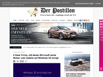 Bild zum Artikel: 8 fiese Tricks, mit denen Microsoft seine Nutzer zum Update auf Windows 10 zwingt